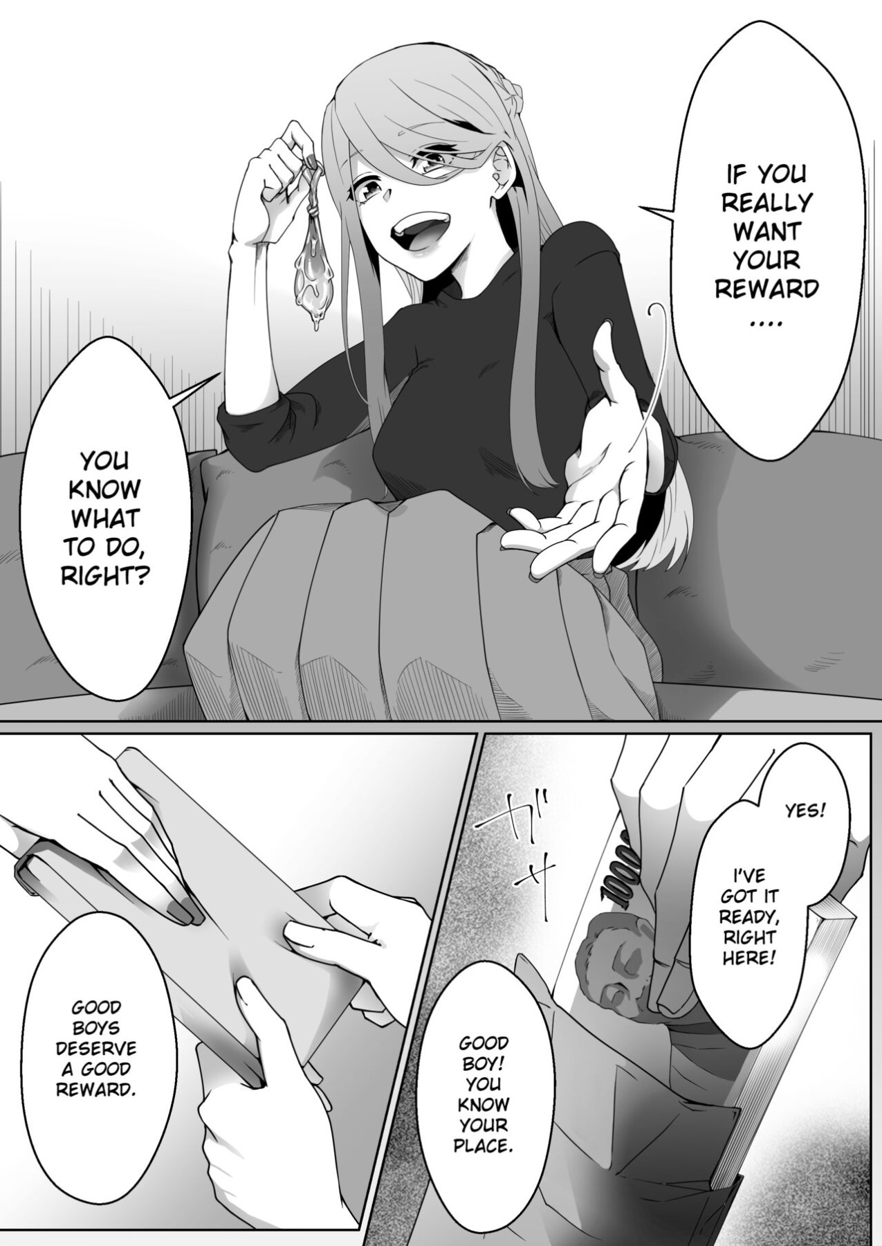 Hentai Manga Comic-I Became Her Masochistic Boyfriend-Read-13